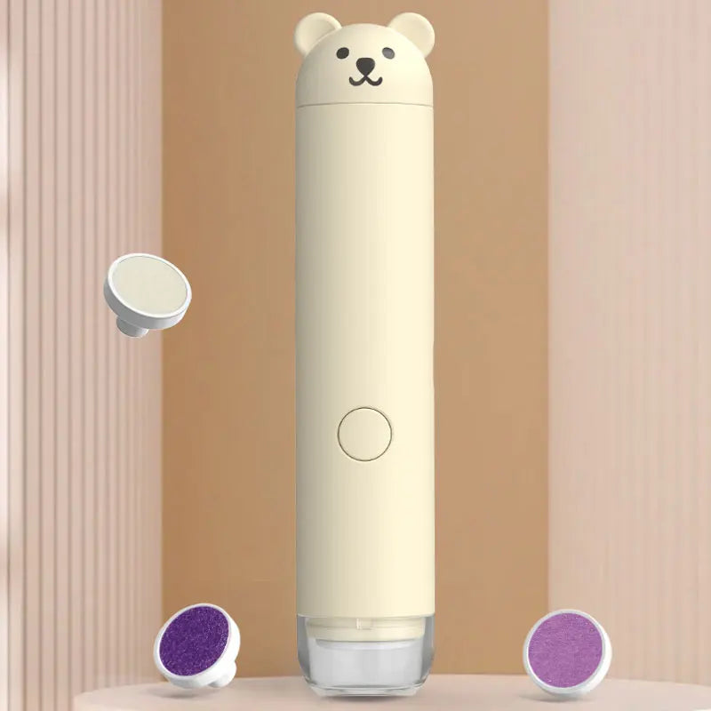 Little Bear Electric Nail Grinder, Electric Nail Polish Remover for Babies, Anti Scratch, Portable Nail Clipper, Nail Trimming