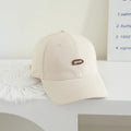 2025 Solid Letter Kids Baseball Cap Pattern Children Girls Boys Sun Hat Autumn Outdoor Adjustable Visor Baby Cap