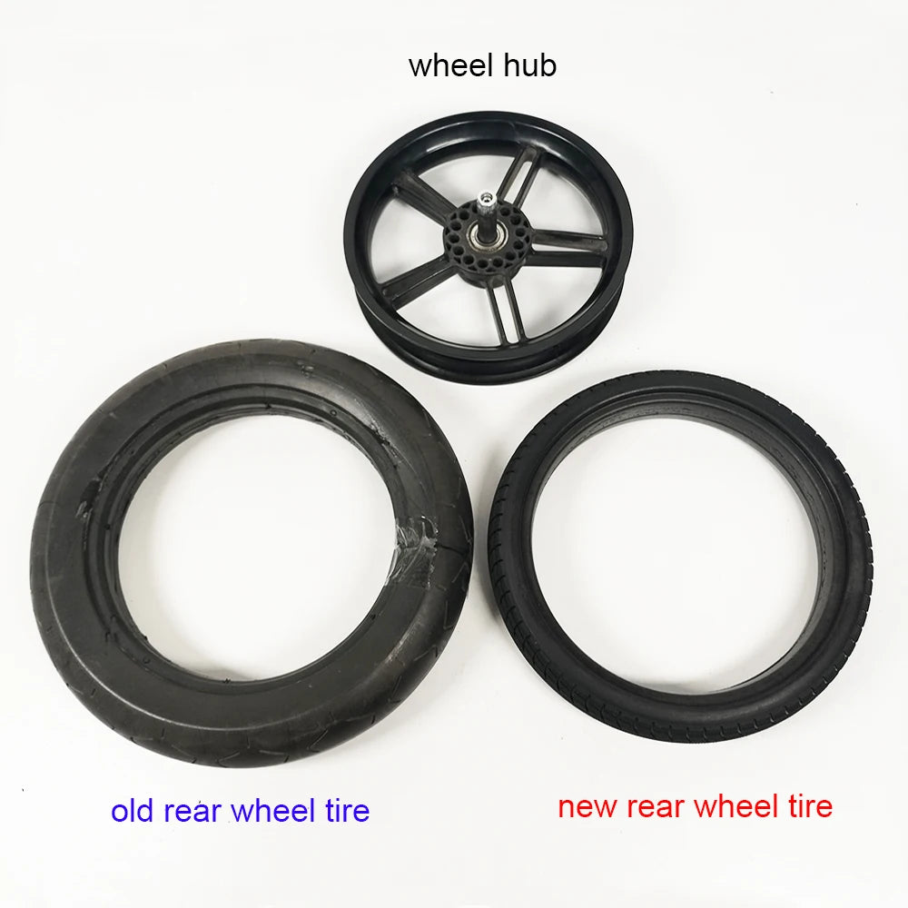 Custom Tire For Concord Neo Front Or Rear Wheel  PU Tubeless Tyre Cover With Tread Baby Buggy Replace Accessories