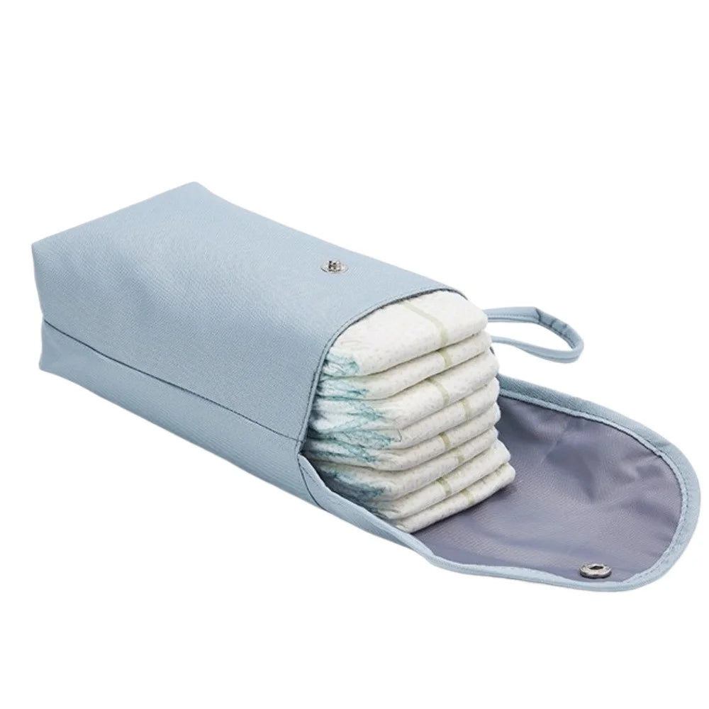 Portable Multi-functional Diaper Bag Waterproof Storage Organizer Nappy Bag Reusable Storage Pouch Stroller Carry