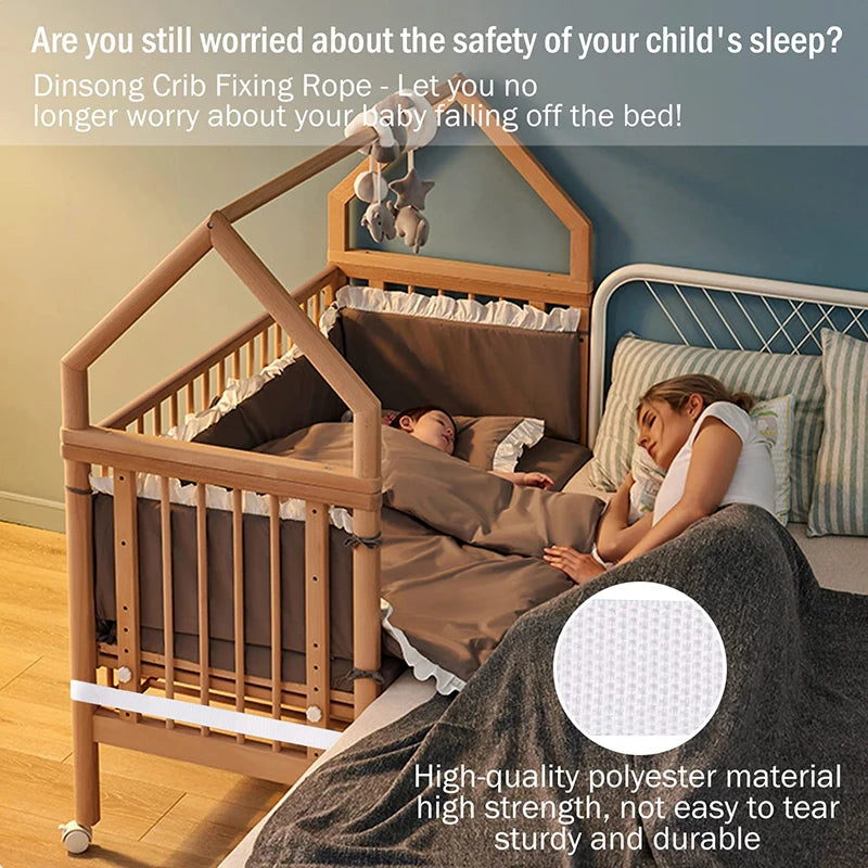 Bed Connector Mattress Strap Belt Sheet Baby Fixing Fasteners Holder Crib Bridge Ropes Straps Twin Connecting Twins Fixation