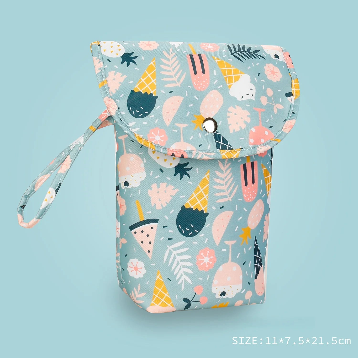 Portable Multi-functional Diaper Bag Waterproof Storage Organizer Nappy Bag Reusable Storage Pouch Stroller Carry