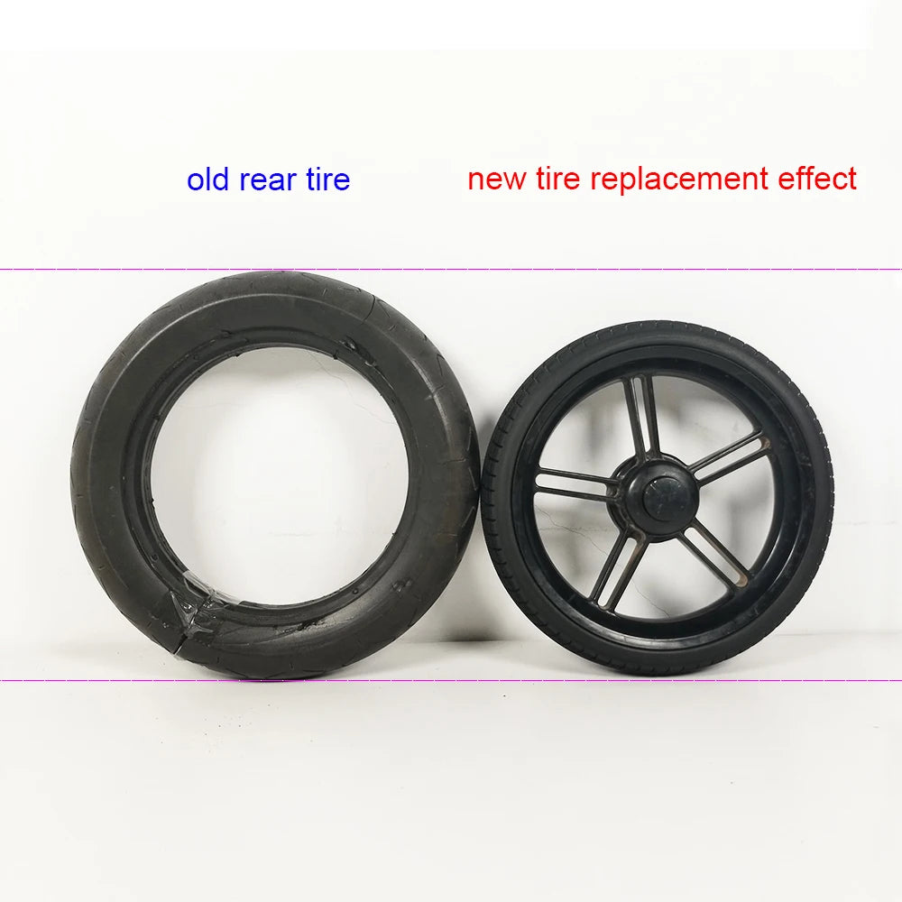 Custom Tire For Concord Neo Front Or Rear Wheel  PU Tubeless Tyre Cover With Tread Baby Buggy Replace Accessories
